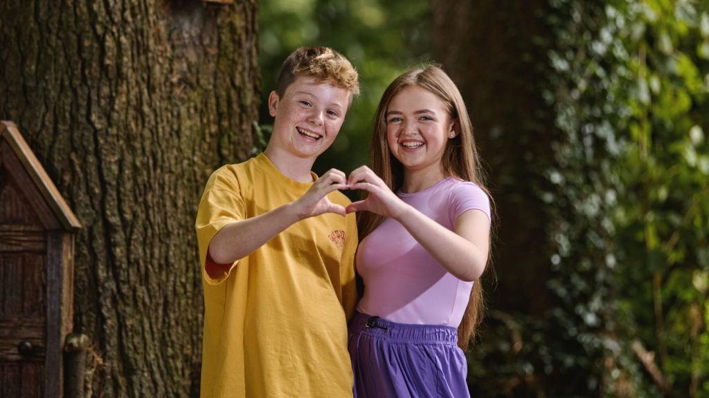 Caleb Kirwan and Naomi Gribben
